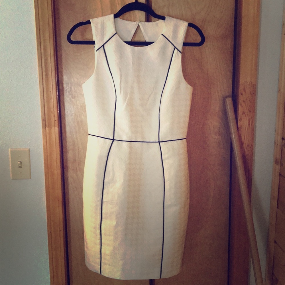 H&M Body Con White Dress